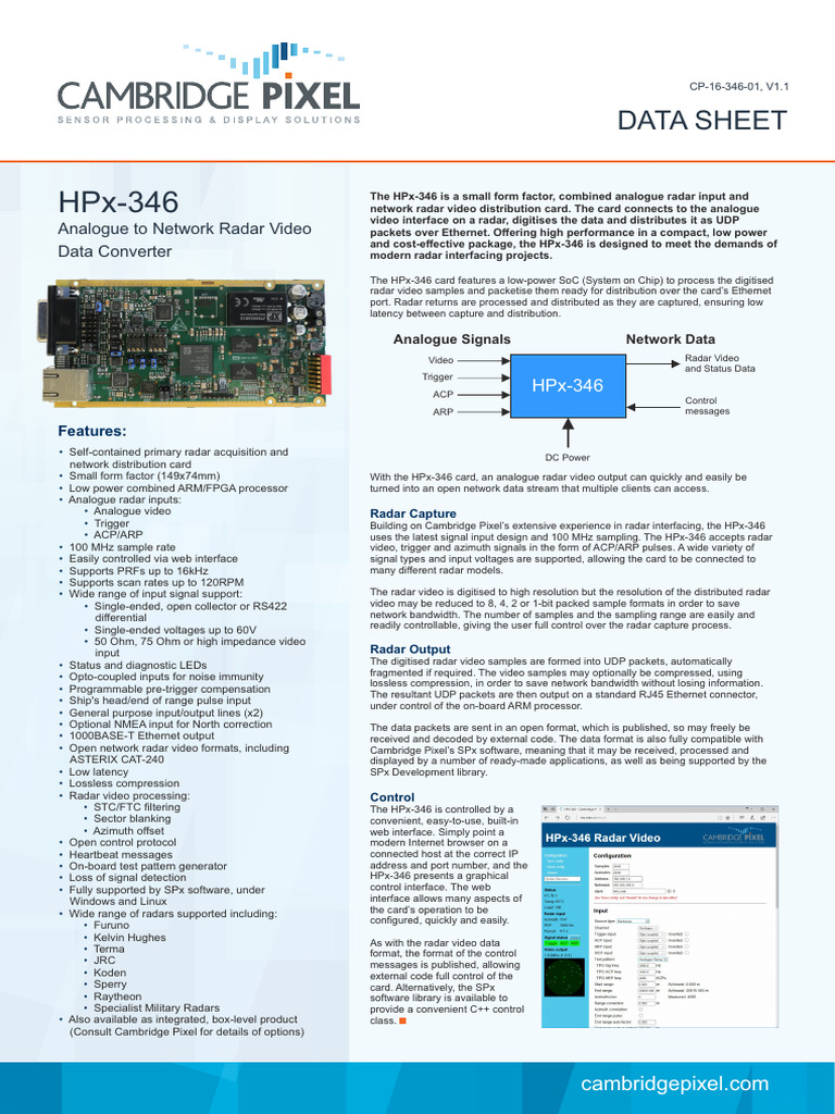 HPX 346 | PDF | Video | Data Compression