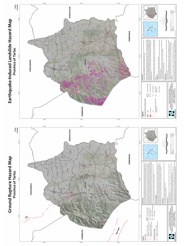 Tarlac Hazard Maps | PDF