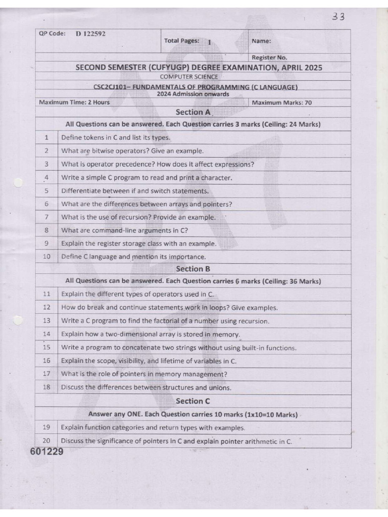 QP 2025 | PDF