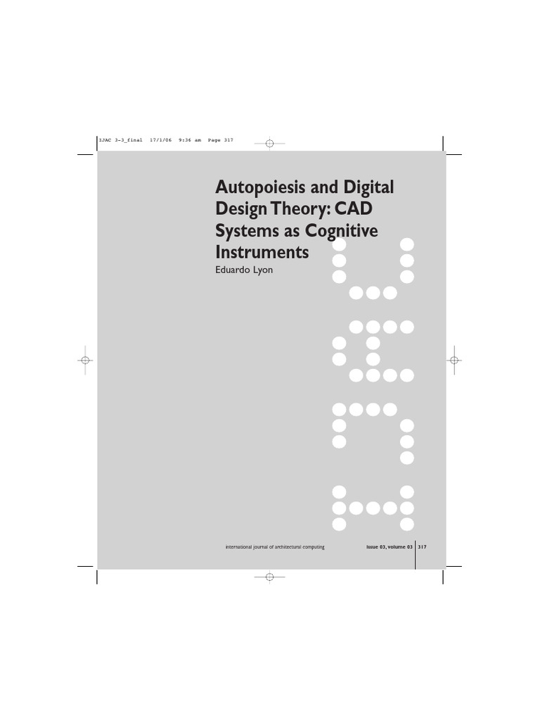 CAD Systems as Cognitive Design Tools | PDF | Design | Concept