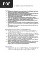 UN Competency-Based Interview Guide | PDF | Decision Making | Knowledge