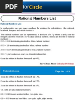 Download Rational Numbers List by tutorciecleteam SN95648946 doc pdf