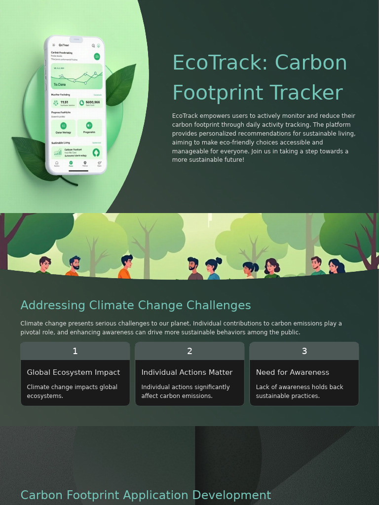 EcoTrack - Carbon Footprint TR | PDF | Sustainability | Artificial ...
