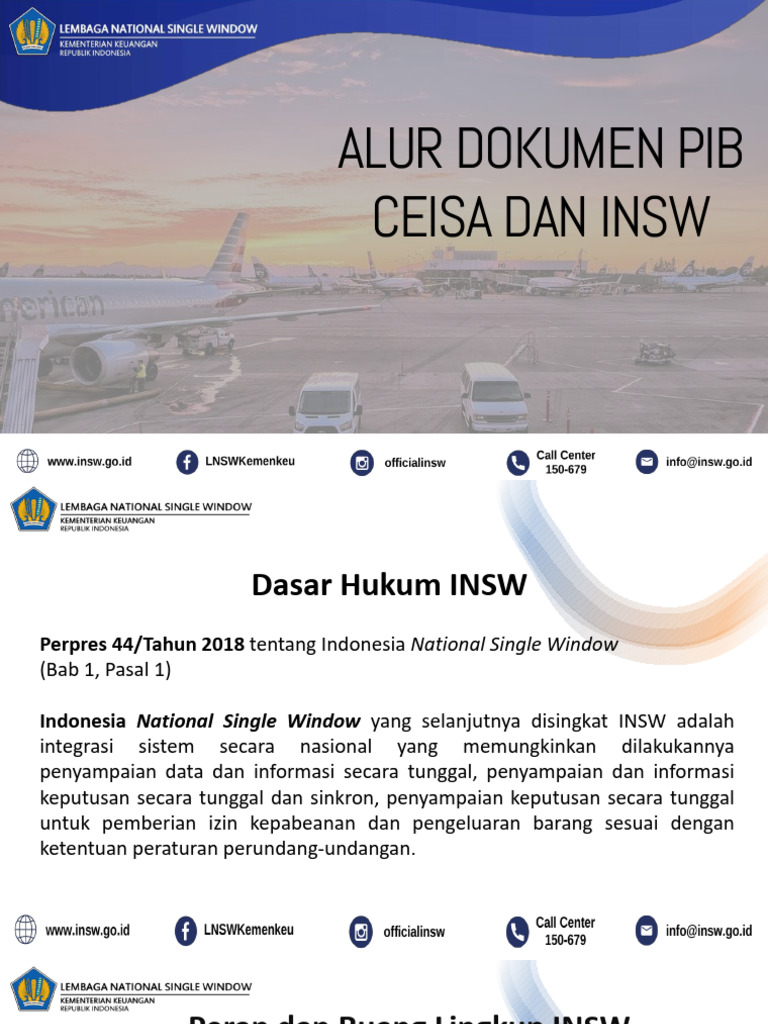 Panduan INSW dan CEISA untuk Ekspor-Impor | PDF