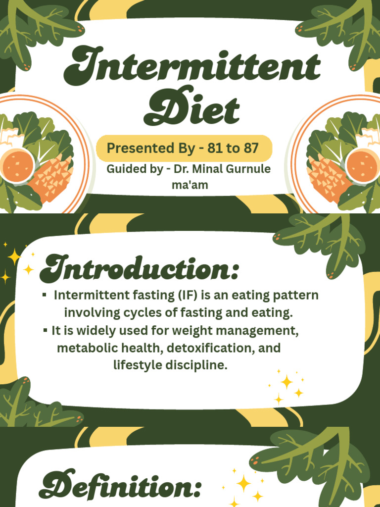 Intermittent Fasting Guide and Benefits | PDF | Intermittent Fasting ...