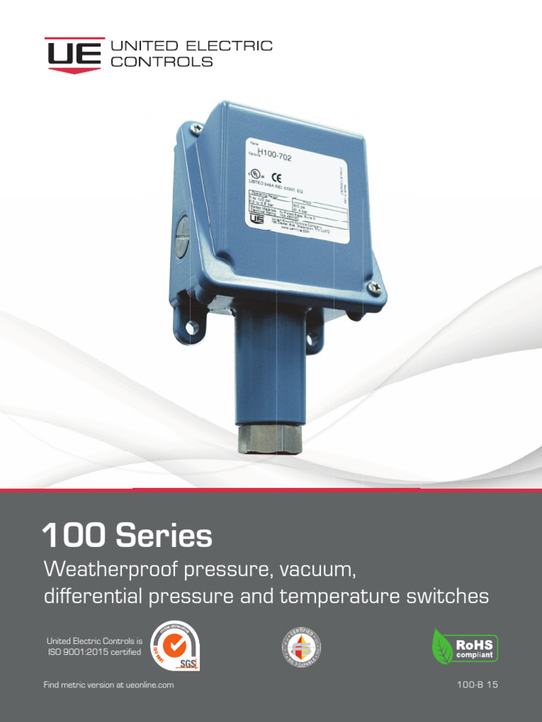 H100-705_catalog | PDF | Switch | Pressure Measurement