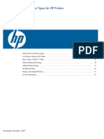 SAP Device Types for HP Printers