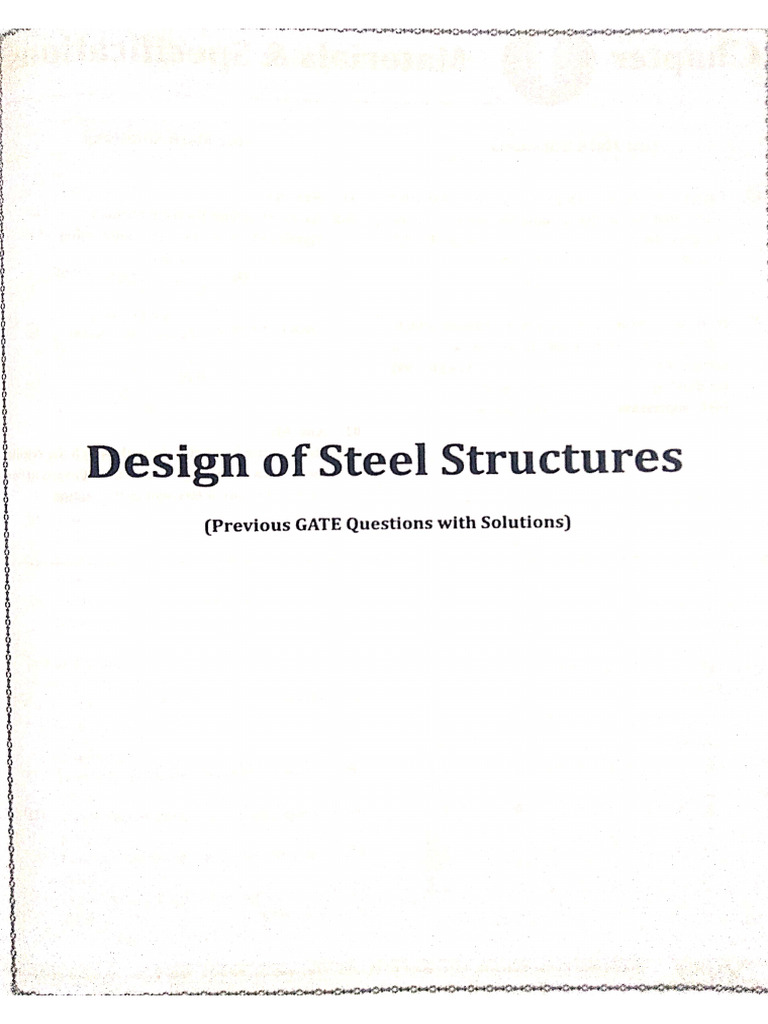 Design Steel Structures | PDF