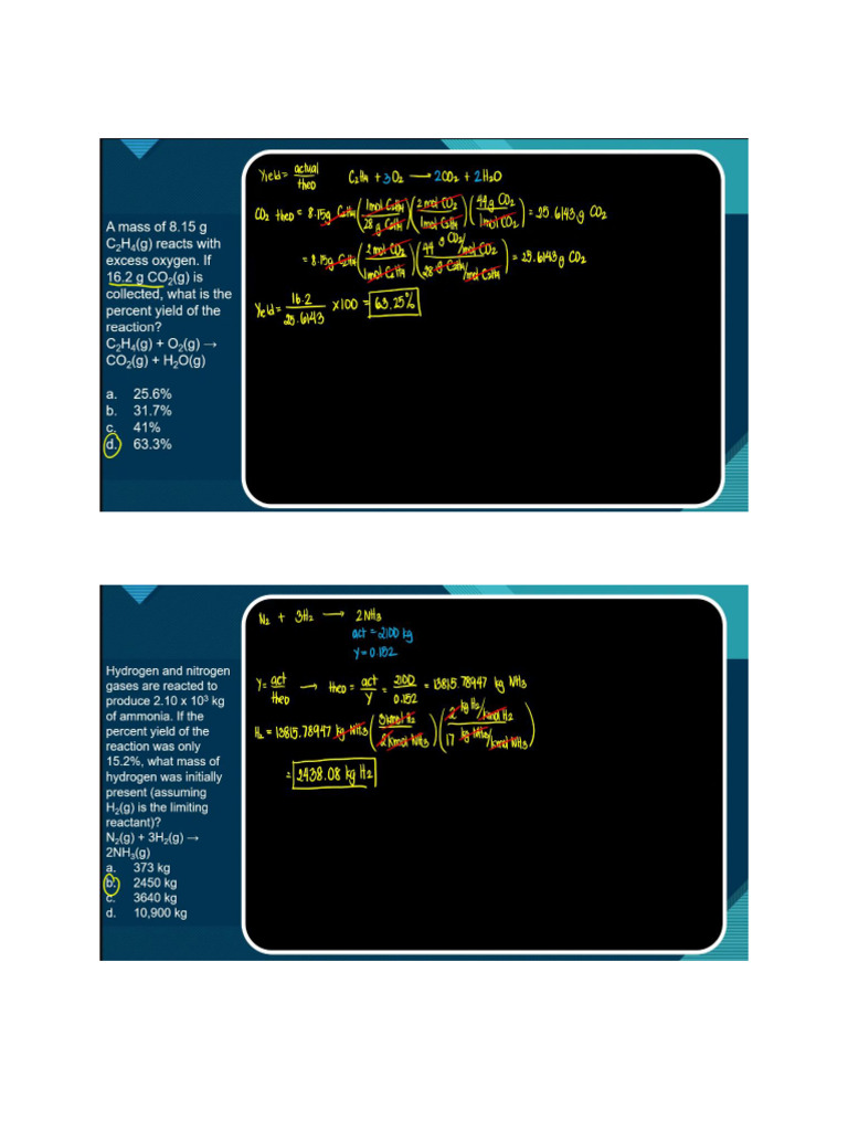 CheCal Reviewer | PDF