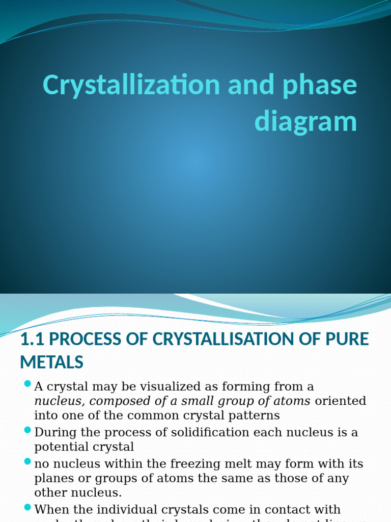 Crystallization and Metal Grain Effects | PDF | Crystallite | Phase ...