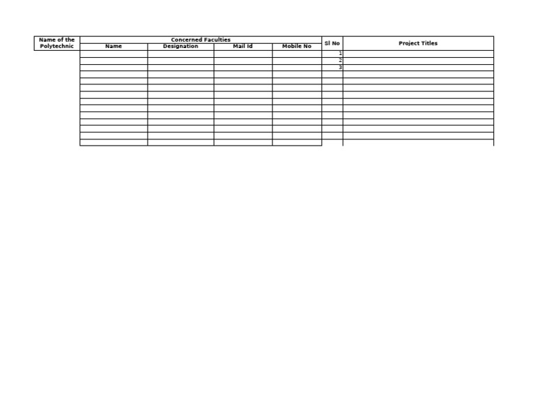 Electronics Project Bank Excel | PDF