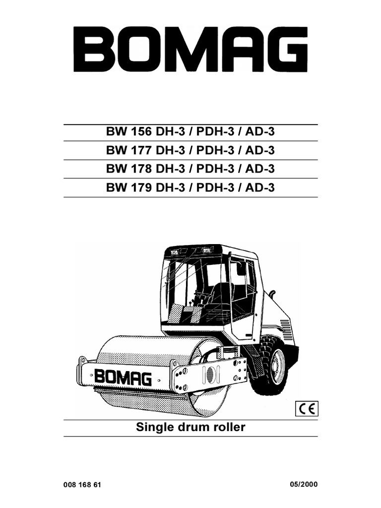 Manual Operador BW 156-179-3e | PDF | Diesel Engine | Engines