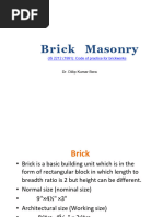 Brick Bond Patterns and Measurements | PDF | Building Materials | Masonry
