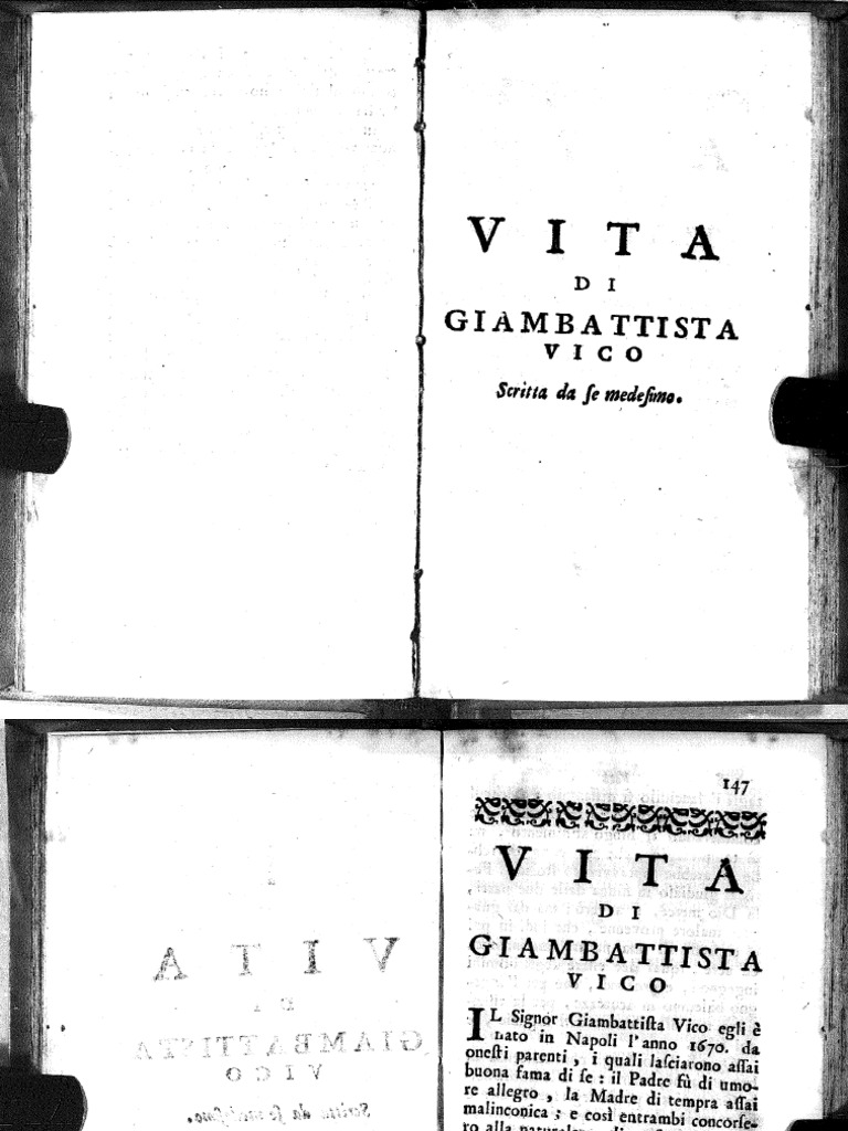 Autobiografia - G. Vico | PDF