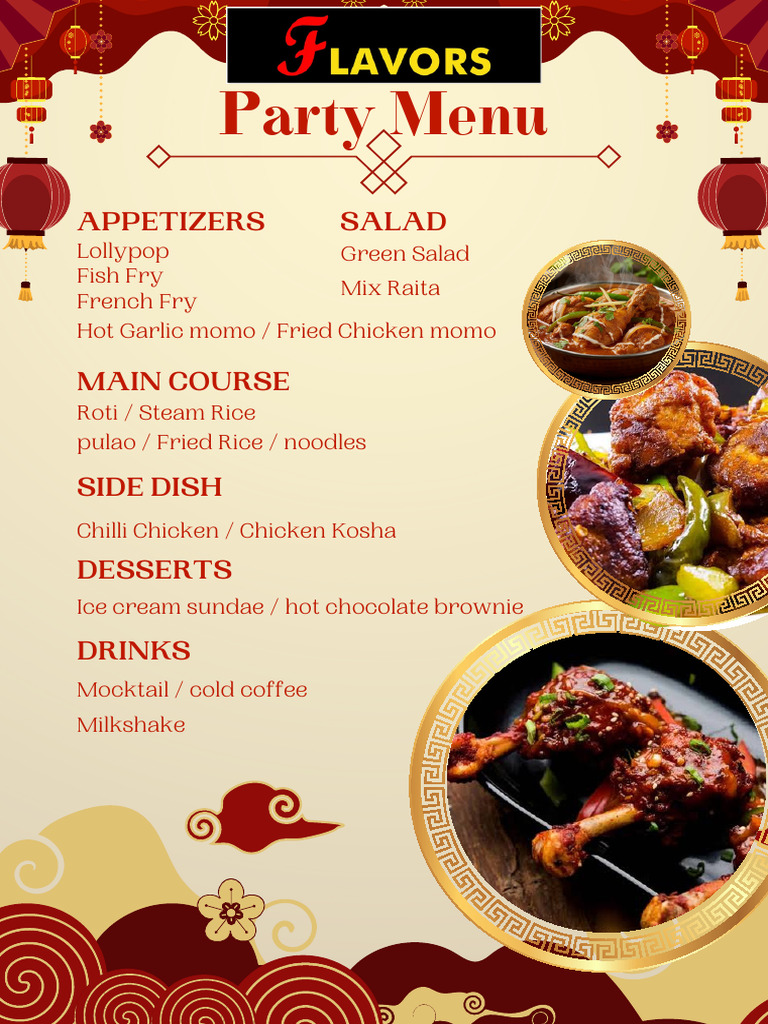 Gold and Red Modern Chinese Menu - 20251127 - 110043 - 0000 | PDF
