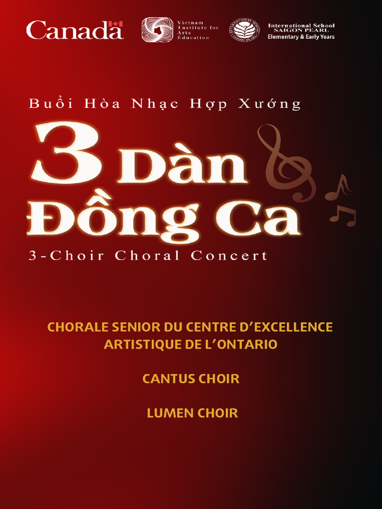 3-Choirs Concert Program | PDF