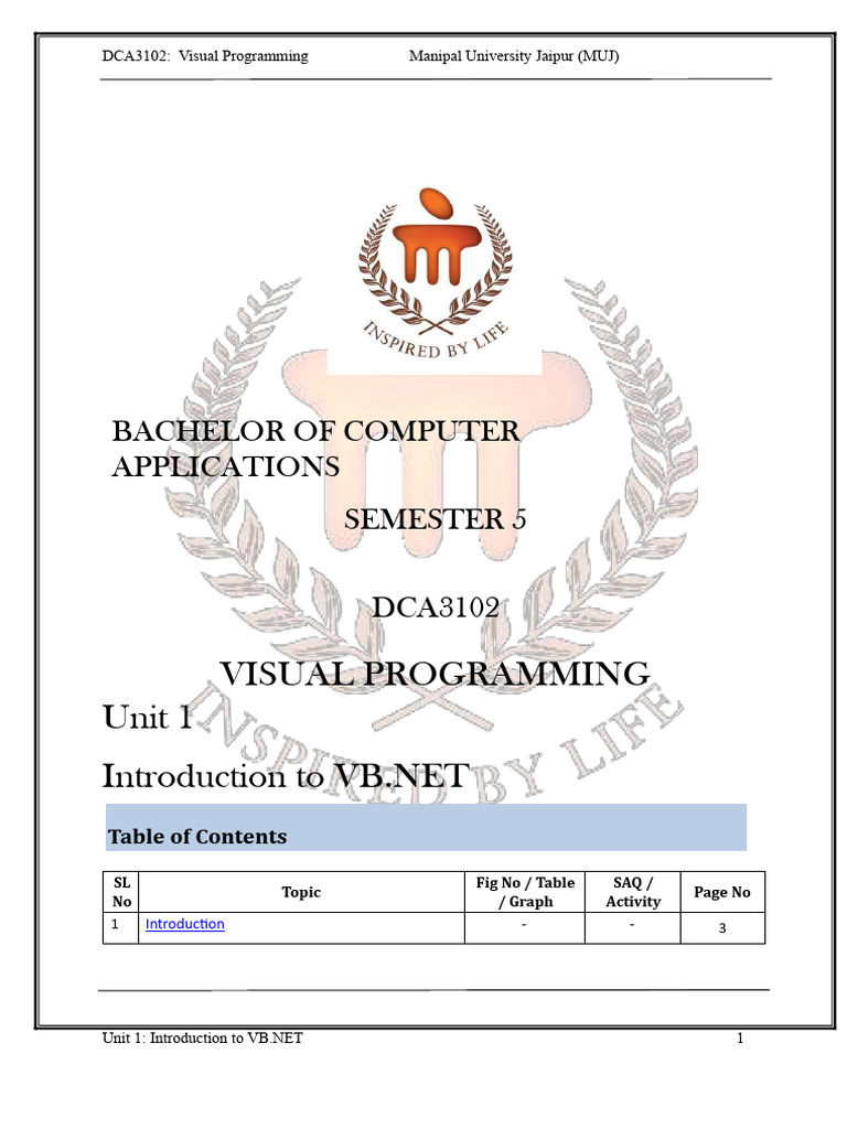 Introduction to VB.NET Programming | PDF | World Wide Web | Internet & Web