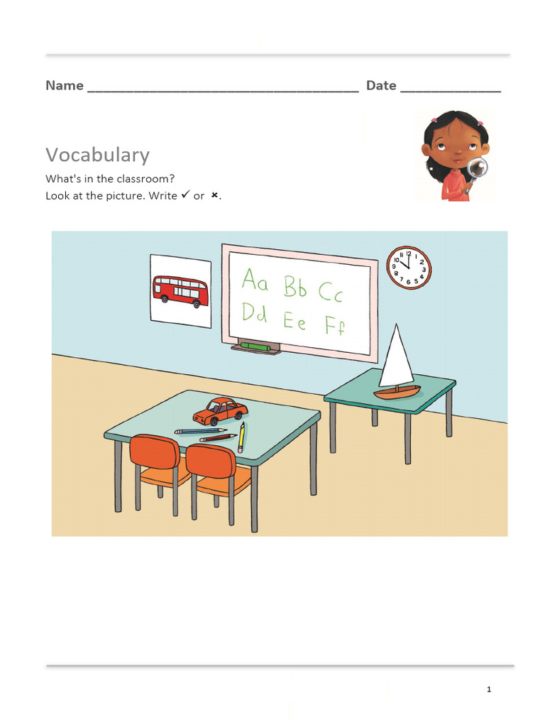 Cambridge English 1 Unit 1 Quiz | PDF