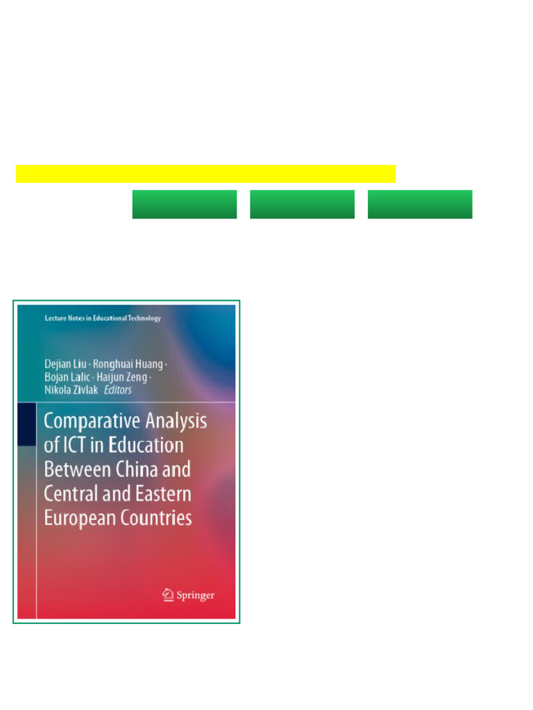 Comparative Analysis of ICT in Education Between China and Central and ...