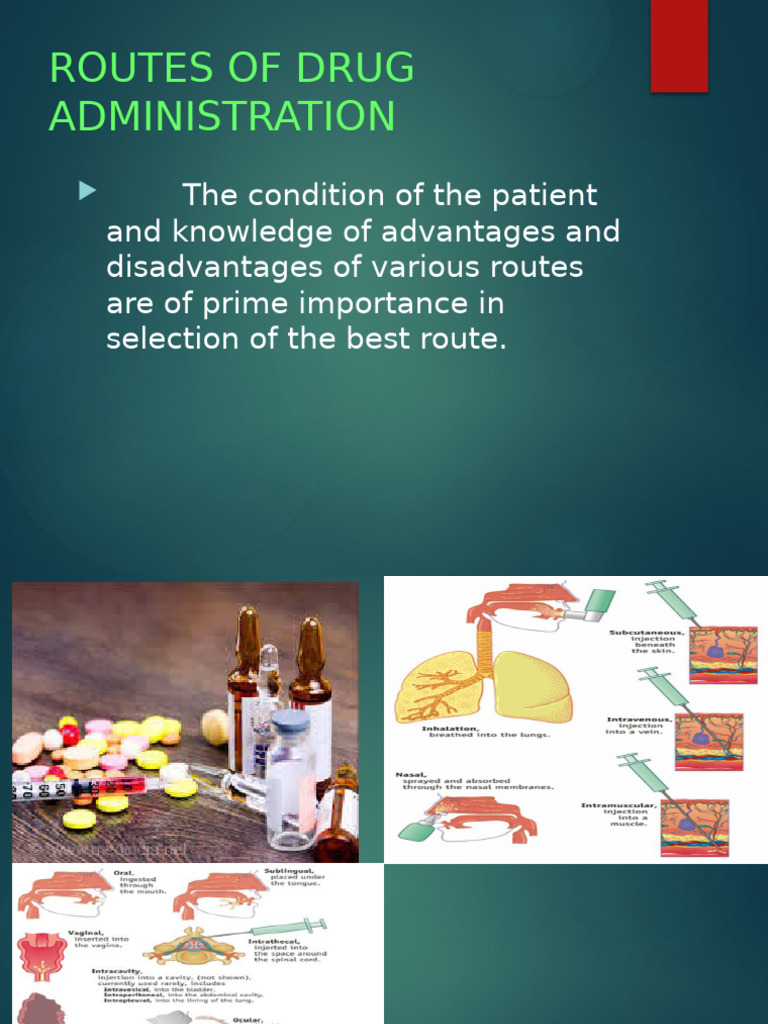 Drug Administration Routes Explained | PDF | Injection (Medicine ...