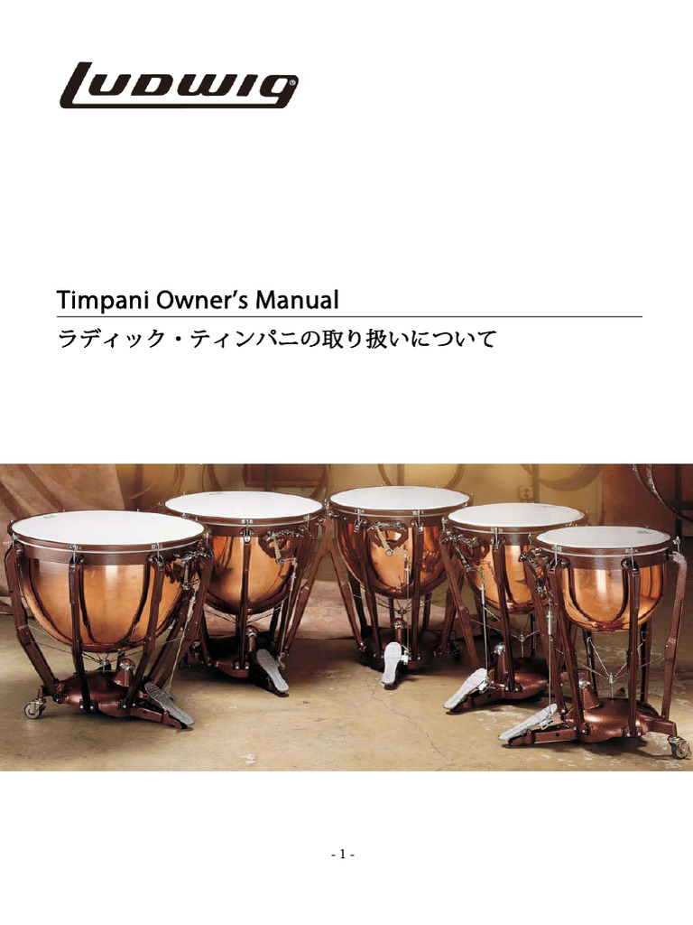 Ludwig - Timpani Chineese | PDF