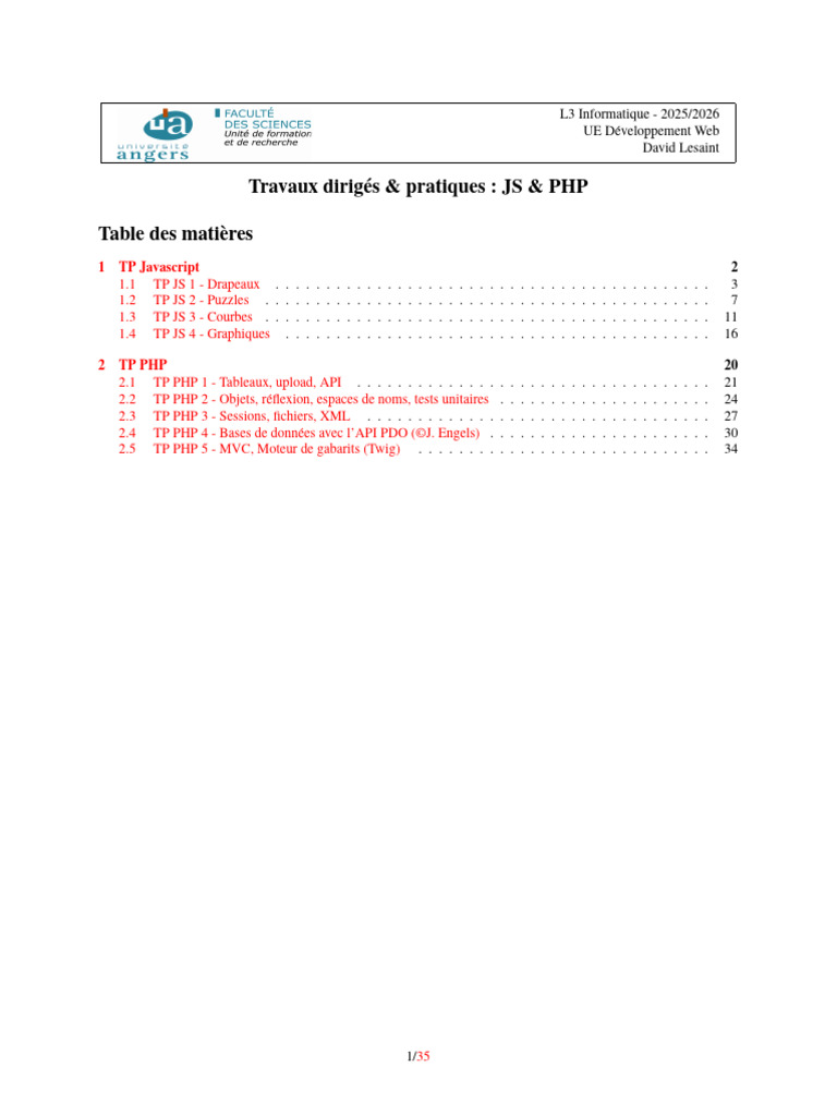 TP JavaScript : Drapeaux et Pays | PDF | Programmation web | Élément HTML