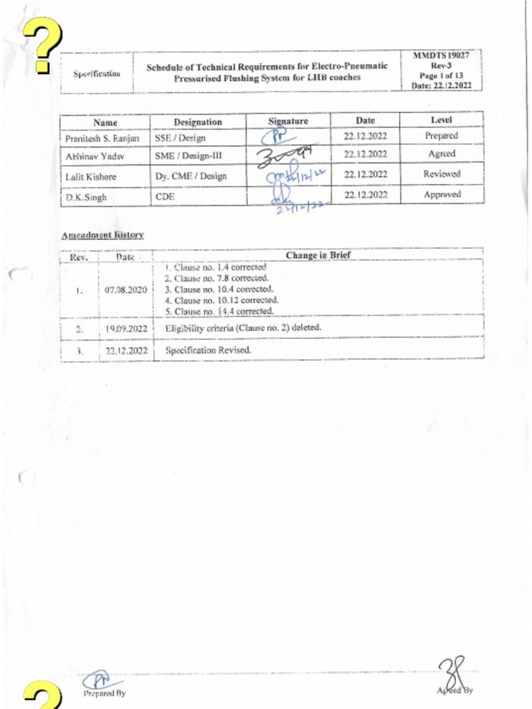 IREPS-CRIS Document Signatures | PDF