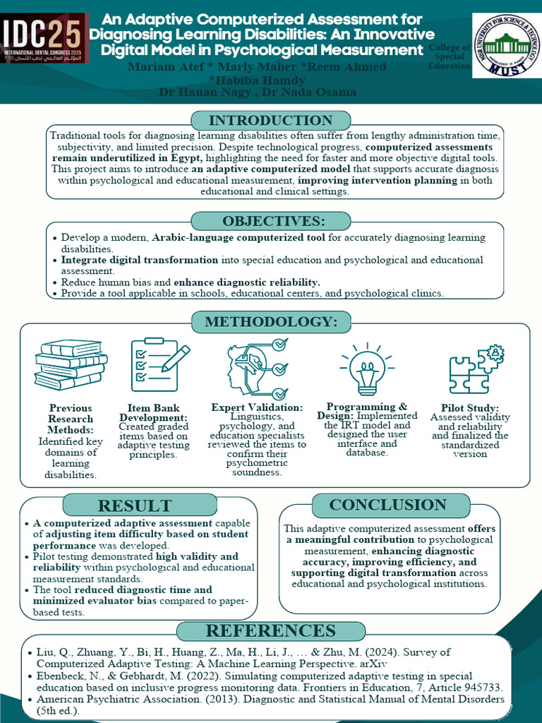 Adaptive Assessment for Learning Disabilities | PDF | Psychology ...