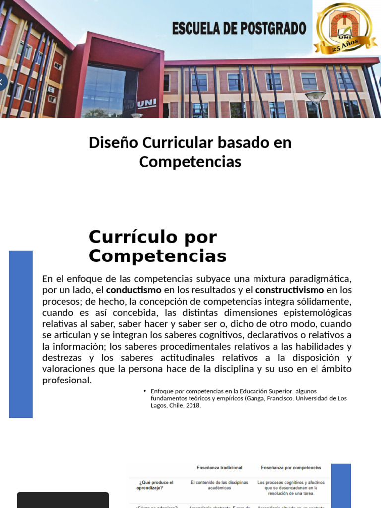 Diseño Curricular por Competencias | PDF | Plan de estudios | Aprendizaje