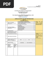 PACRA Form 3: Incorporation Application | PDF