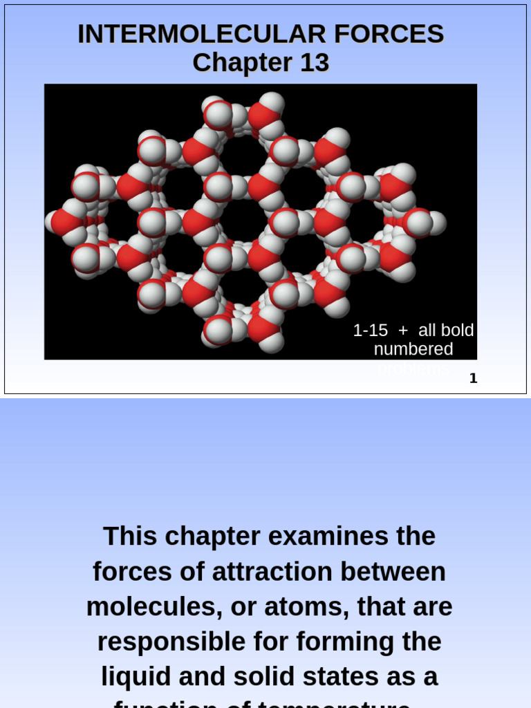 Intermolecular Forces Explained | PDF | Intermolecular Force | Chemical ...
