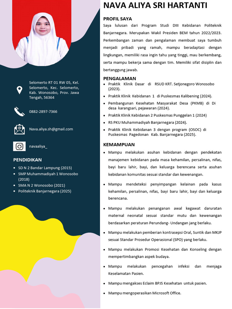 CV Nava Aliya Sri Hartanti | PDF