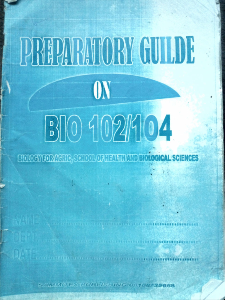 Bio 102&104 @richsteve | PDF