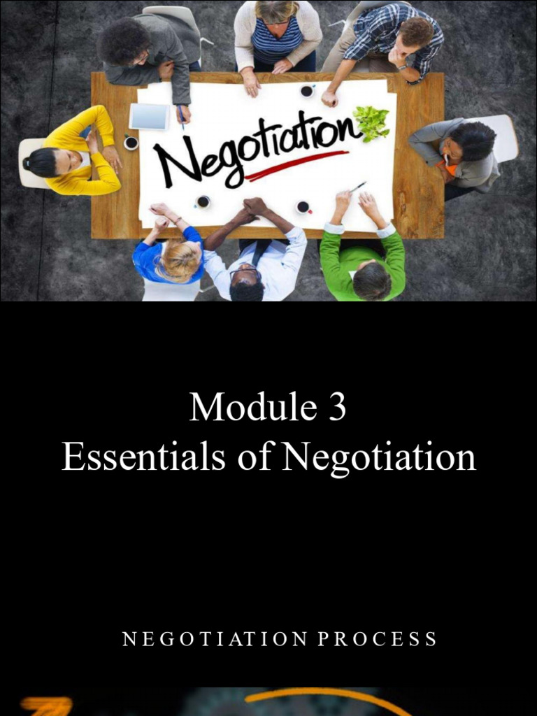 Essentials of Negotiation Strategies | PDF | Negotiation | Decision Making