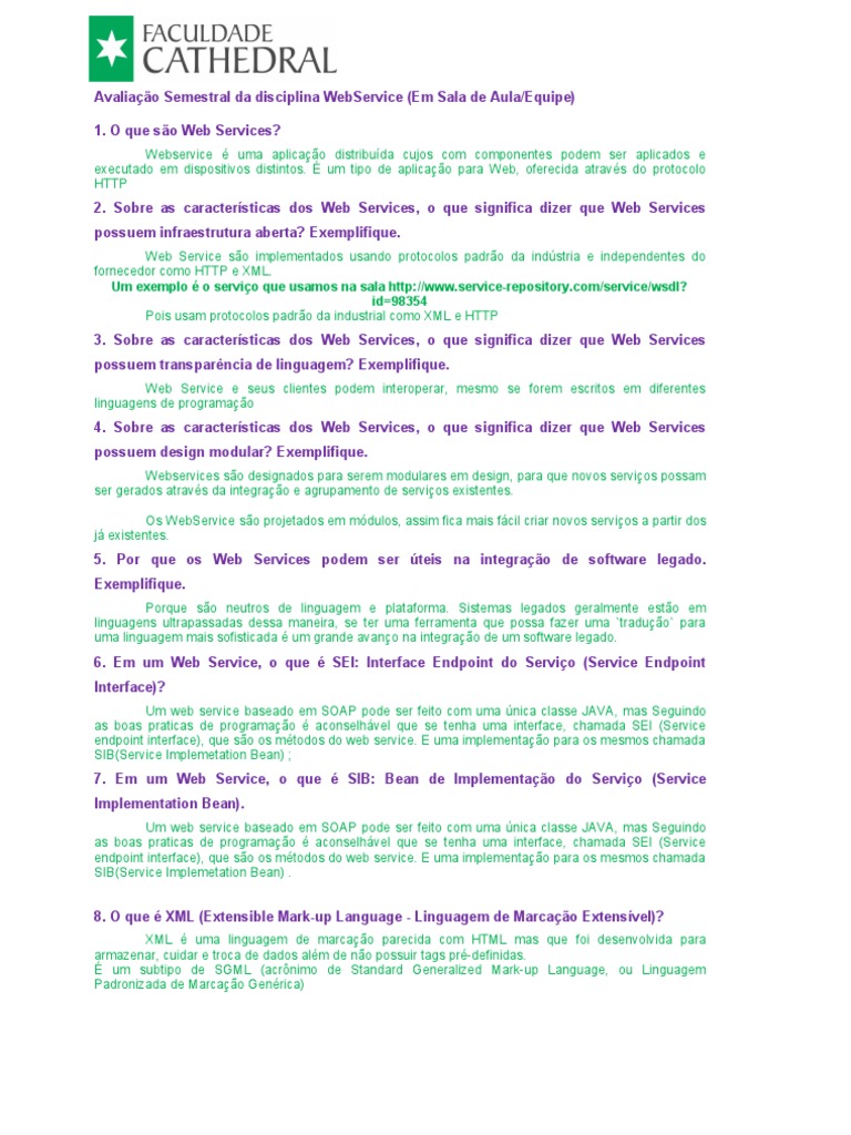 Exercicio  Service  Service, RPC, SOAP, XML SCHEMA, WSDL, XSDe