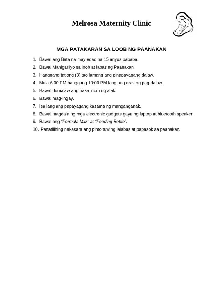Mga Patakaran | PDF