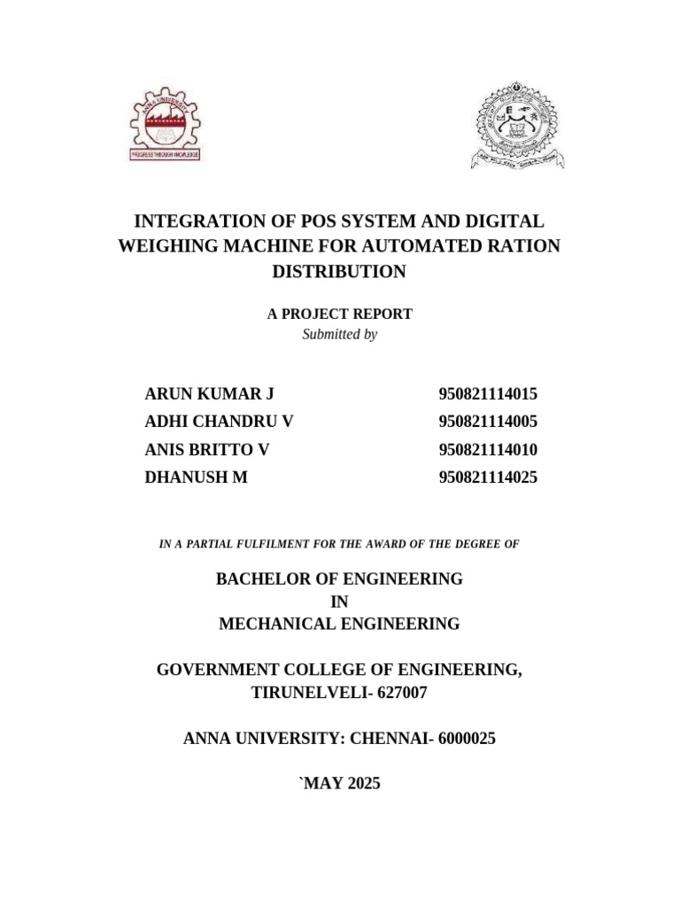 Final Report Pos | PDF | Point Of Sale | Databases