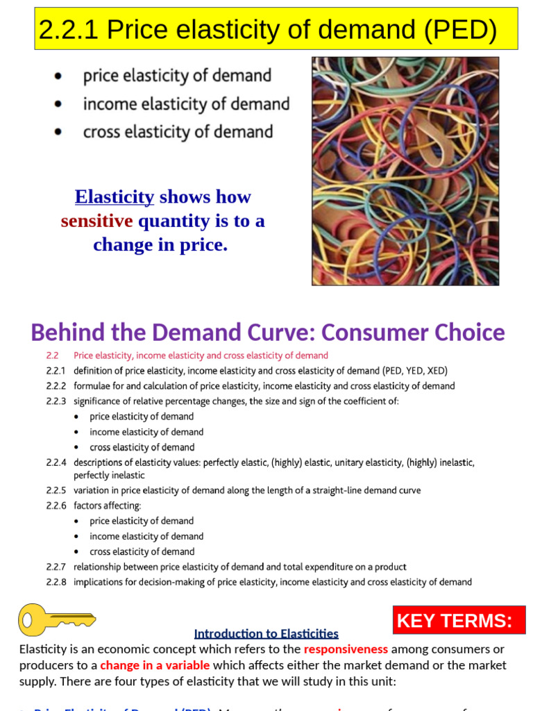 2.2 Elasticities of Demand | PDF | Demand | Price Elasticity Of Demand