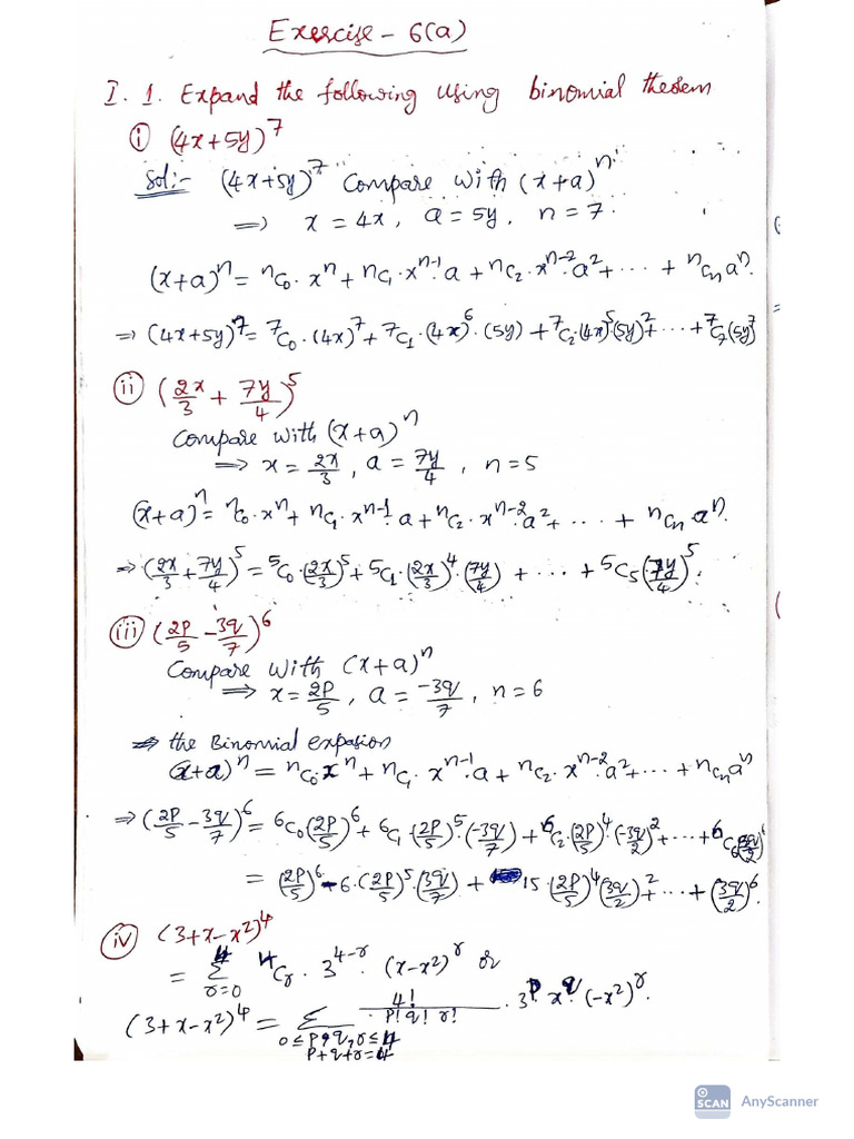 Exercise 6 (A) | PDF