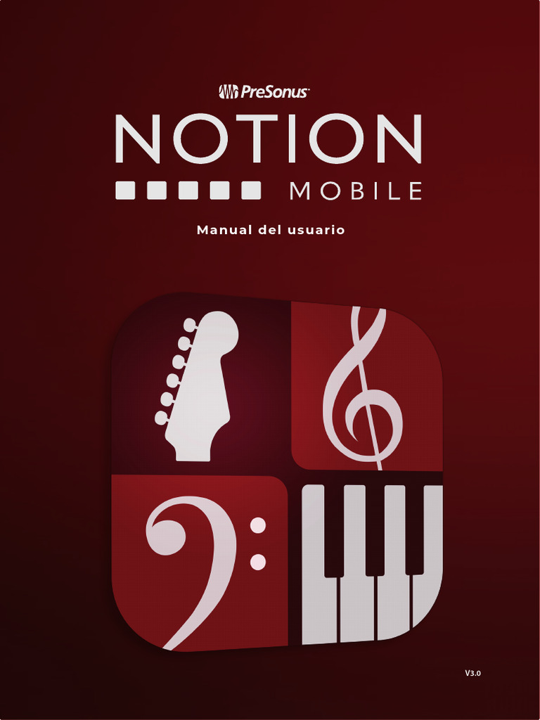 Guía de usuario Notion Mobile 3.0 | PDF | Aplicación movil | Ios