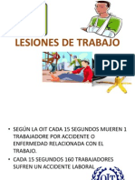 Lesiones de Trabajo Profesor