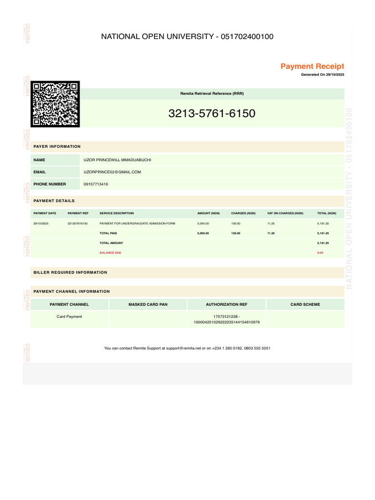 View Invoice Receipt | PDF