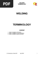 Welding Terminology