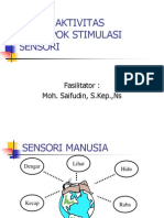 Terapi Aktivitas Kelompok Stimulasi Sensori