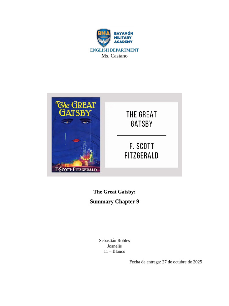 The Great Gatsby | PDF | The Great Gatsby