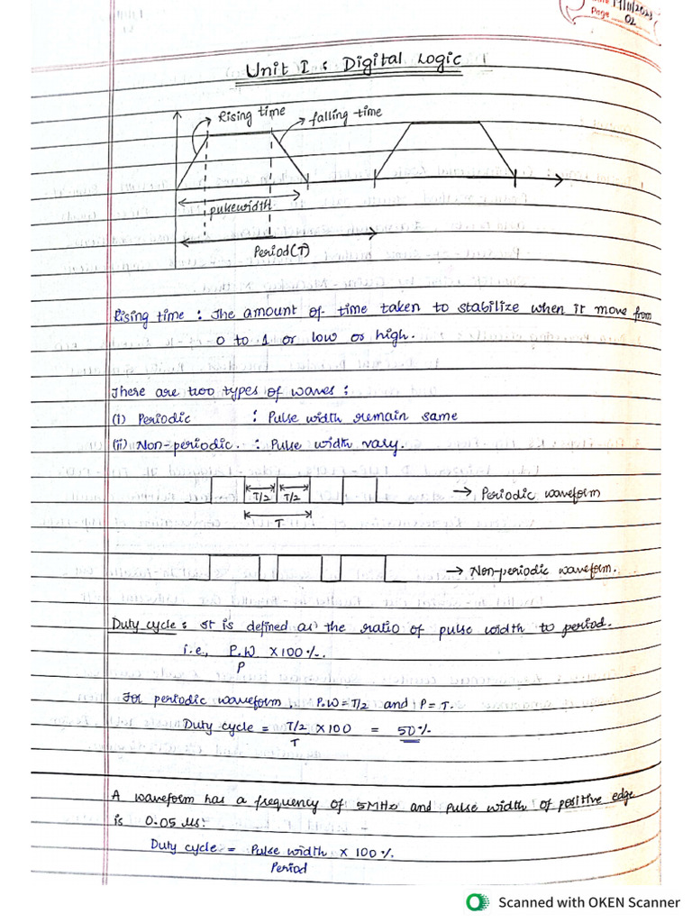 Digital Logic Notes | PDF