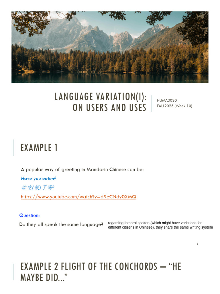 Language Variation and Social Identity | PDF | Dialect | Sociolinguistics