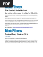 The Football Body Workout