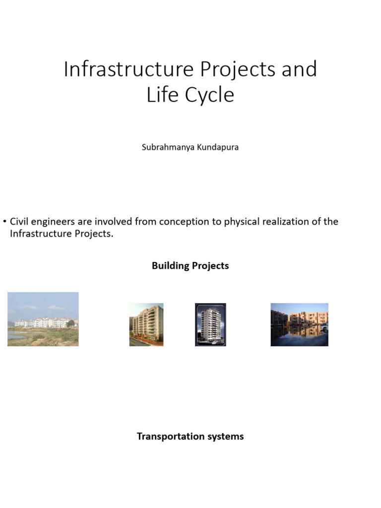 Civil Engineering Infrastructure Project Lifecycle | PDF | Project ...
