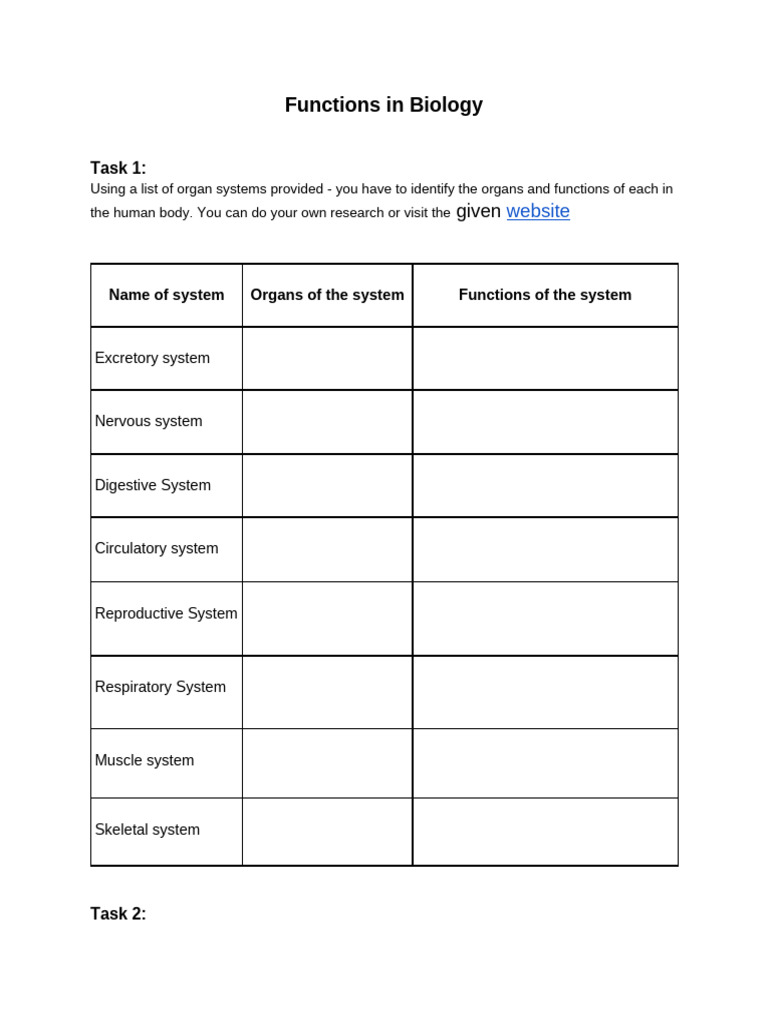 L1 Functions in Biology | PDF